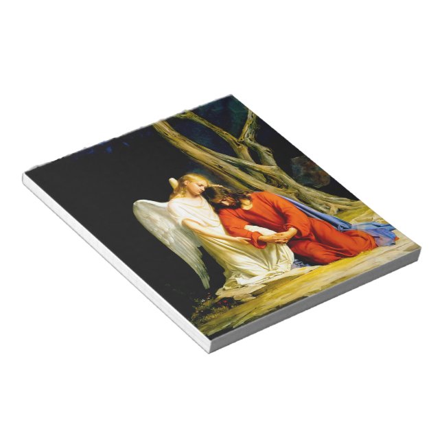 Gethsemane by Carl Bloch Notepad (Angled)
