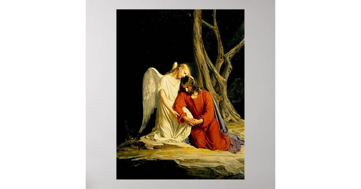Gethsemane, famous painting, poster Zazzle