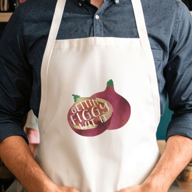 Gettin Figgy Wit It Adult Apron (Creator Uploaded)