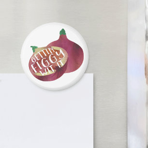 Gettin Figgy Wit It Veggie Pun Magnet