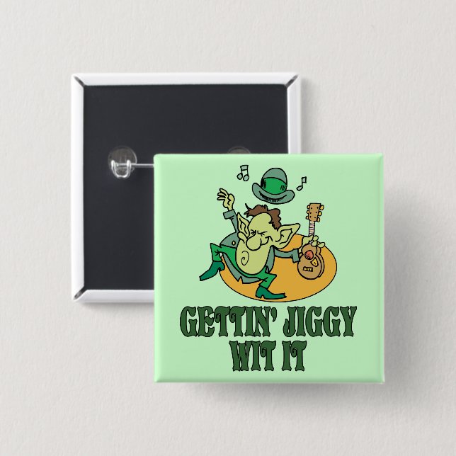 Gettin' Jiggy Wit It Button (Front & Back)