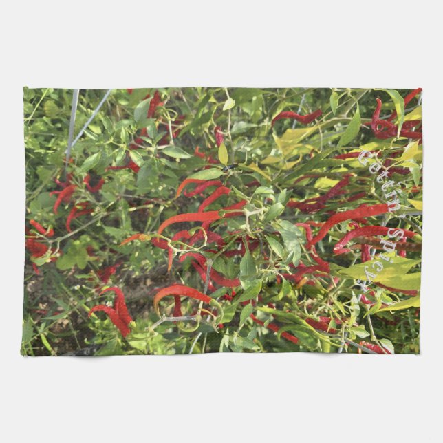 Gettin' Spicy  Kitchen Towel (Horizontal)