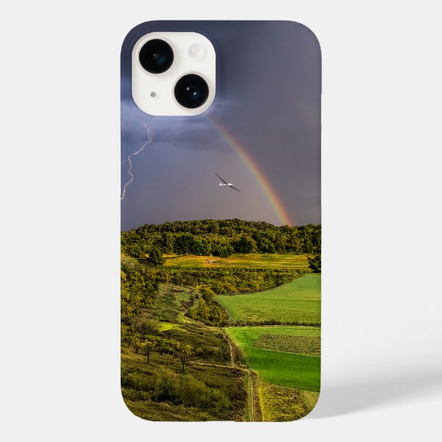 Getting Ahead Of The Storm Painterly Case-Mate iPhone Case (Back)