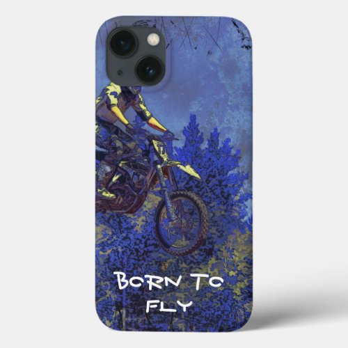 Getting Air Motocross Dirt_Bike Champion Racer iPhone 13 Case