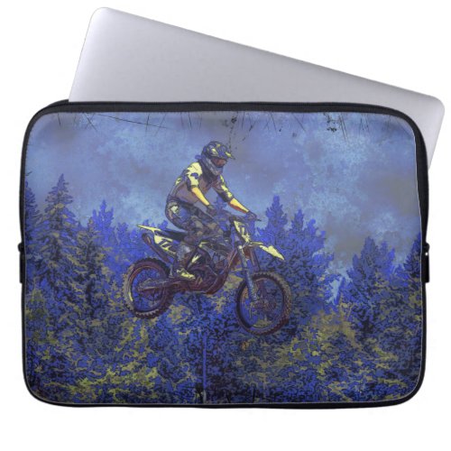 Getting Air Motocross Dirt_Bike Champion Racer Laptop Sleeve