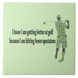 Getting Better at Golf Ceramic Tile