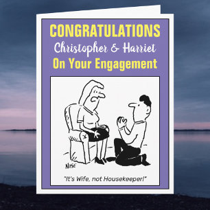 Getting Engaged - Funny Engagement Card