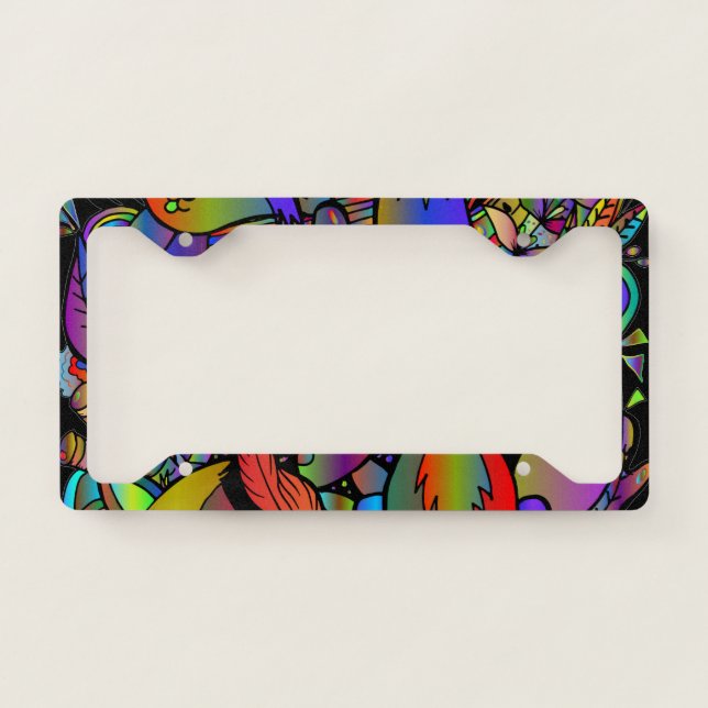 Getting Foxy  License Plate Frame (Front)