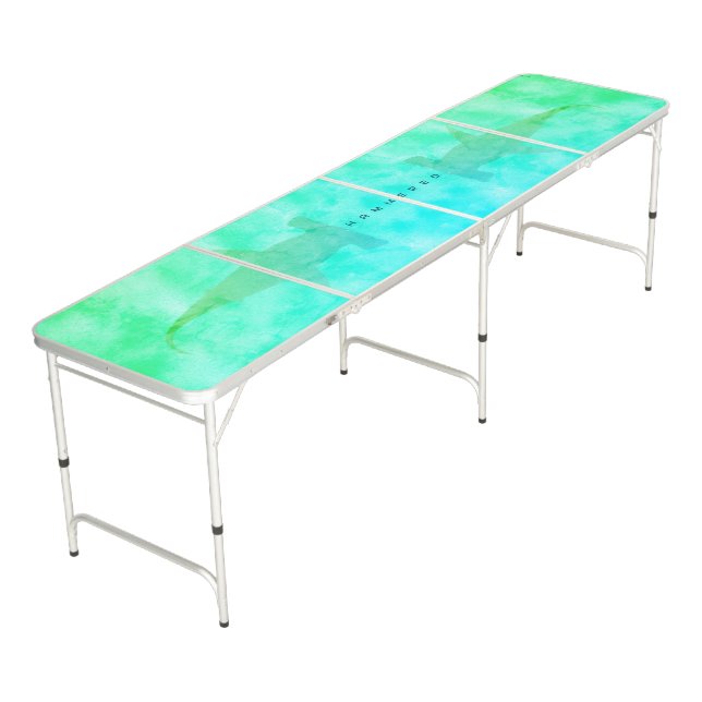 Getting Hammered Beer Pong Table (Angled)