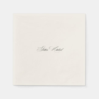 Getting Hitched Cocktail Napkins