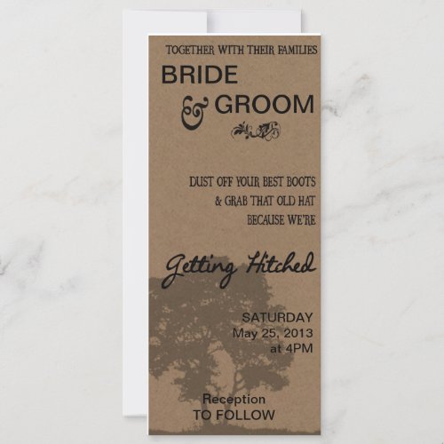 Getting Hitched Invitation