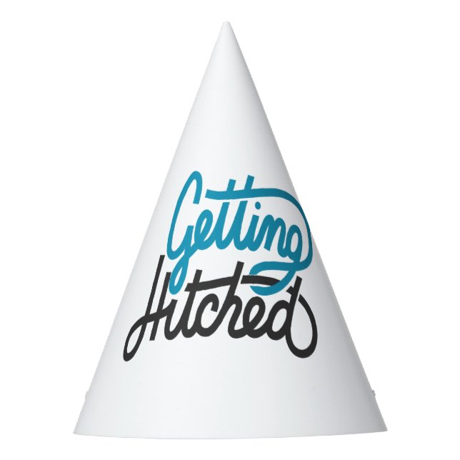 Getting Hitched Party Hat (Front)