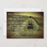 Getting Hitched Rustic Barn Wedding Invitations