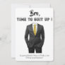 Getting Hitched - Suit Up - Funny Groomsman Invite