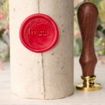 Getting Hygge With It Christmas Gnomes Snowflakes Wax Seal Stamp<br><div class="desc">Add a festive,  funny touch to year-end/Christmas correspondence and the gift-giving experience with this whimsical wax seal stamper,  which features the lighthearted,  punny sentiment "Gettin' Hygge with It" on a purple background sprinkled with snowflakes. 

Design © W.H. Sim. See more at zazzle.com/expressionsoccasions</div>