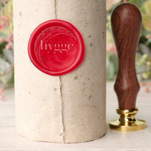 Getting Hygge With It Christmas Gnomes Snowflakes Wax Seal Stamp