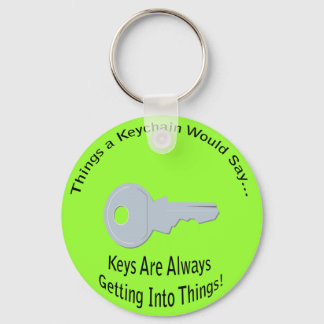 Getting Into Things Key Lt Keychain
