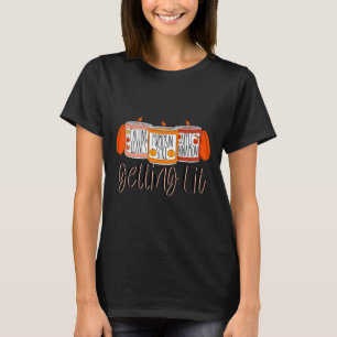 Getting Lit Fall Scented Candles Pumpkin Spice Tha T-Shirt