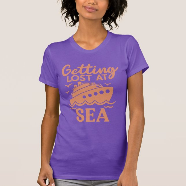 Getting Lost At Sea Cruise Trip T-Shirt (Front)