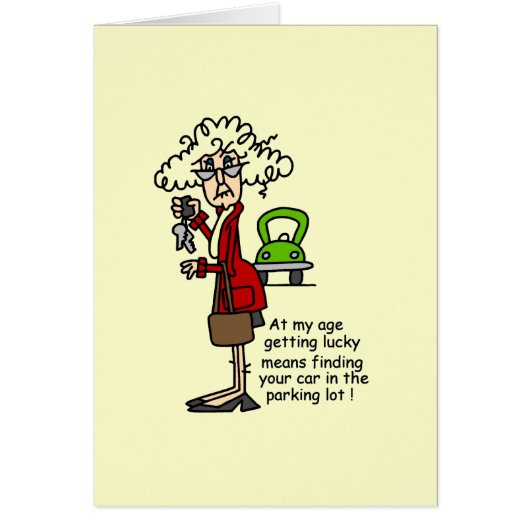 Getting Lucky Humor Cards (Front)