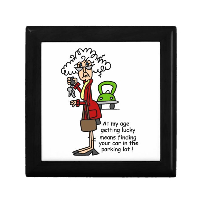 Getting Lucky Humor Keepsake Box (Front)