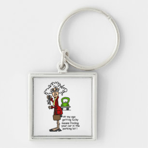 Getting Lucky Humor Keychain