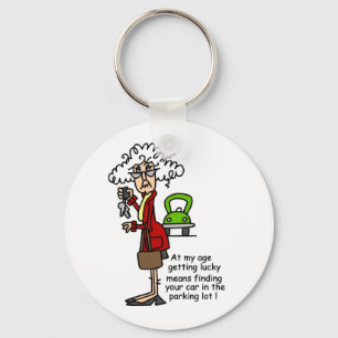 Getting Lucky Humor Keychain