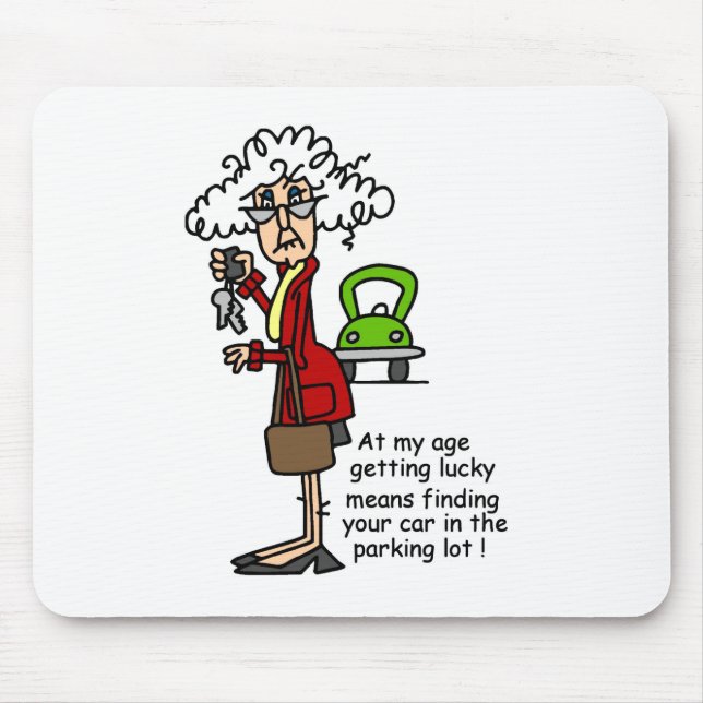 Getting Lucky Humor Mouse Pad (Front)