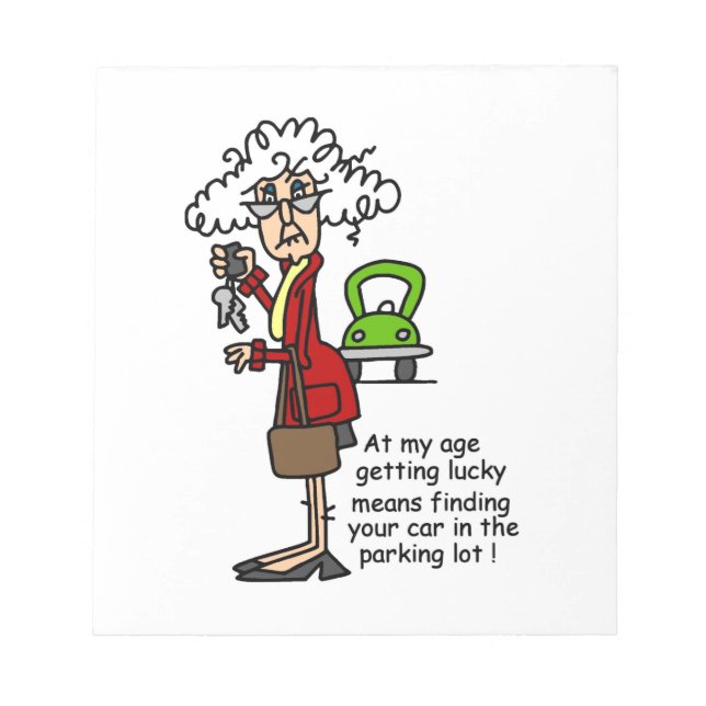 Getting Lucky Humor Notepad (Front)