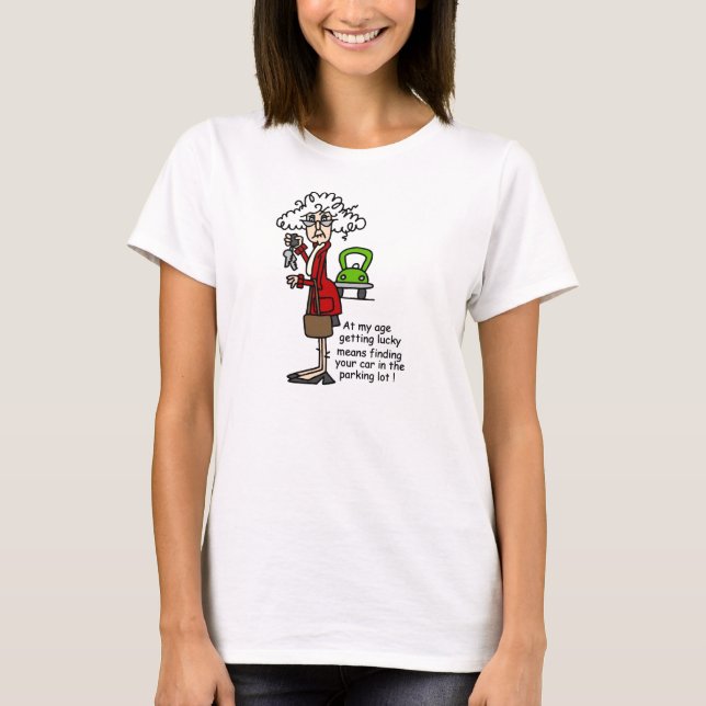 Getting Lucky Humor T-Shirt (Front)