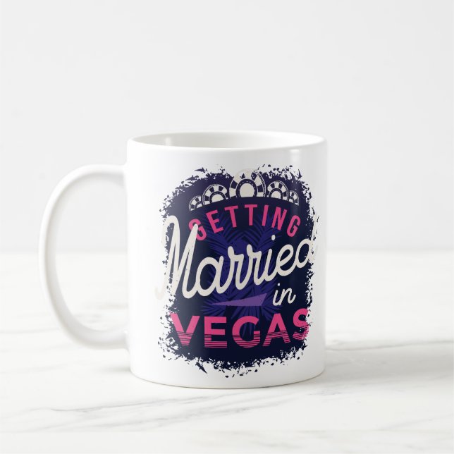 Getting Married in Vegas Bride Coffee Mug (Left)