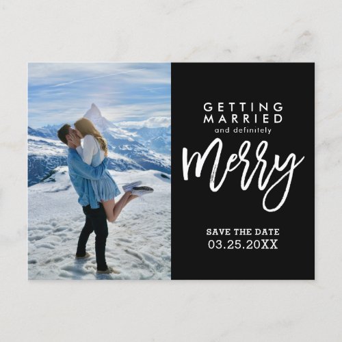 Getting Married Photo Wedding Save The Date  Postcard