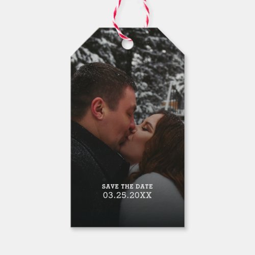 Getting Married Save The Date Christmas Gift Tags