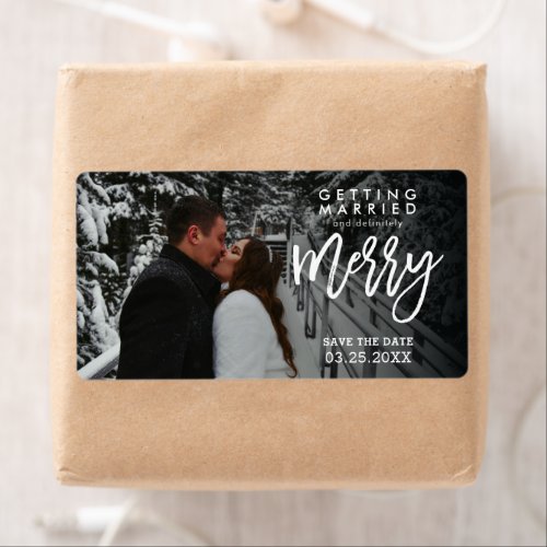 Getting Married Save The Date Wedding Invitation Label