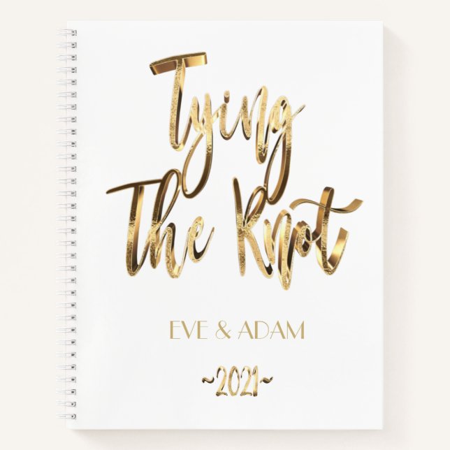 Getting Married Tying The Knot 2021 Notebook (Front)