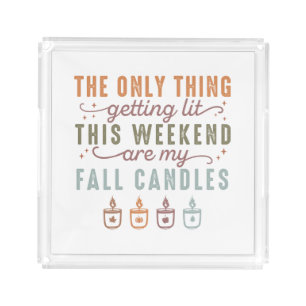 Getting My Fall Candles Acrylic Tray