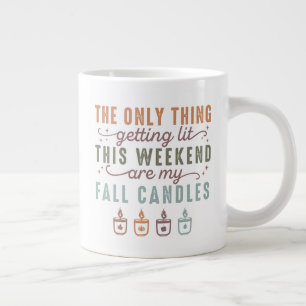 Getting My Fall Candles Giant Coffee Mug