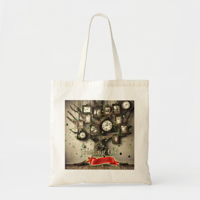 Getting Old 100k Shopping Tote (Front)