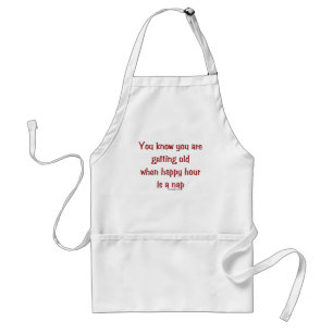 Getting Old Adult Apron