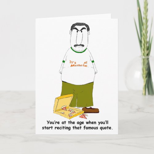 Getting Old Birthday Greeting