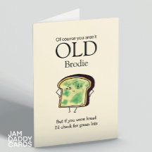 Getting OLD Funny Customisable Birthday