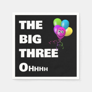 Getting Older 30th Birthday Party Humor Napkins