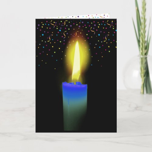 Getting Older Birthday Candle Card