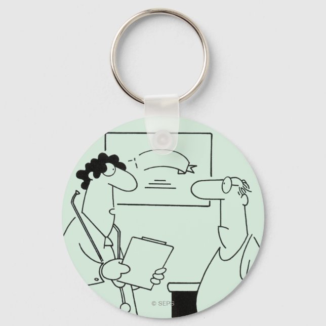 Getting Older Keychain (Front)