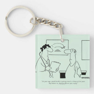 Getting Older Keychain