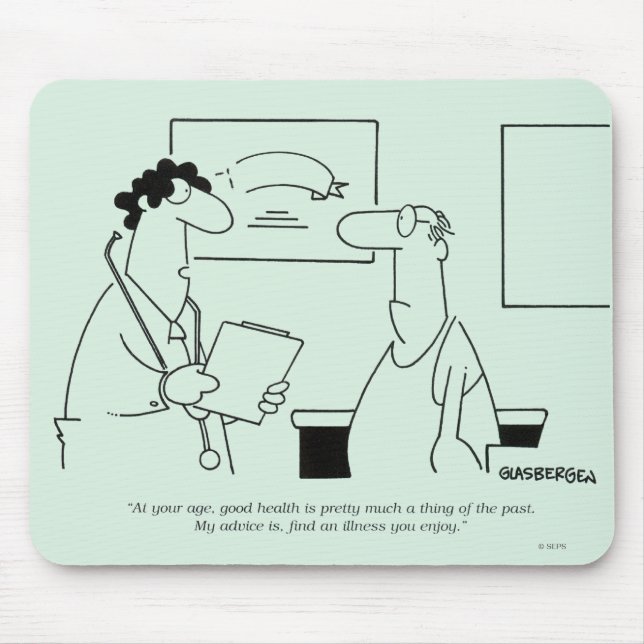 Getting Older Mouse Pad (Front)