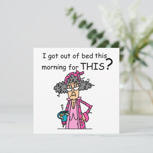 Getting Out of Bed Humor (Standing Front)