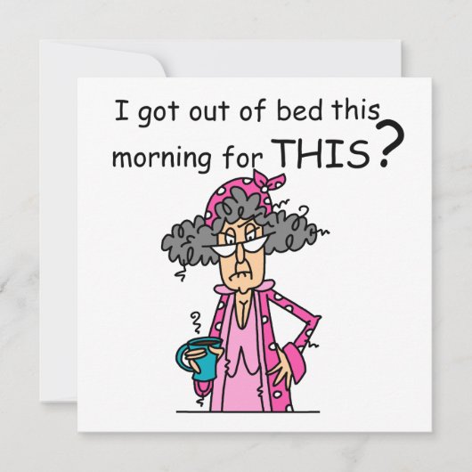 Getting Out of Bed Humor (Front)