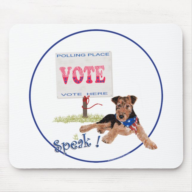 Getting out the VOTE Mouse Pad (Front)