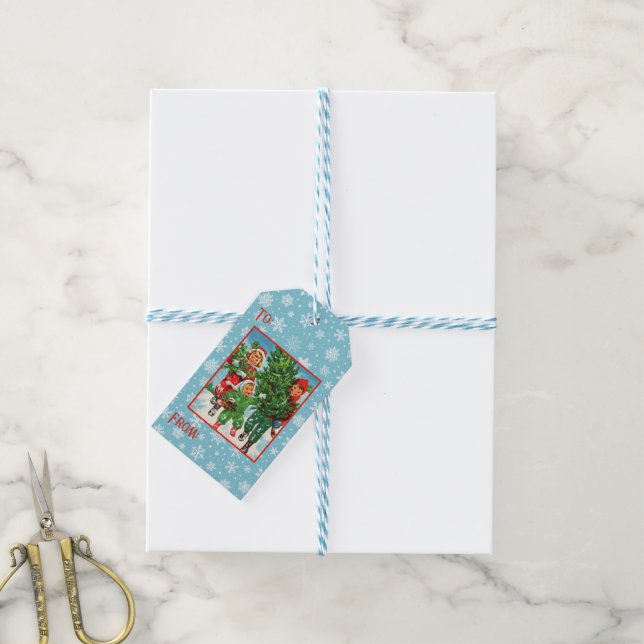 Getting the Christmas Tree Gift Tags (With Twine)